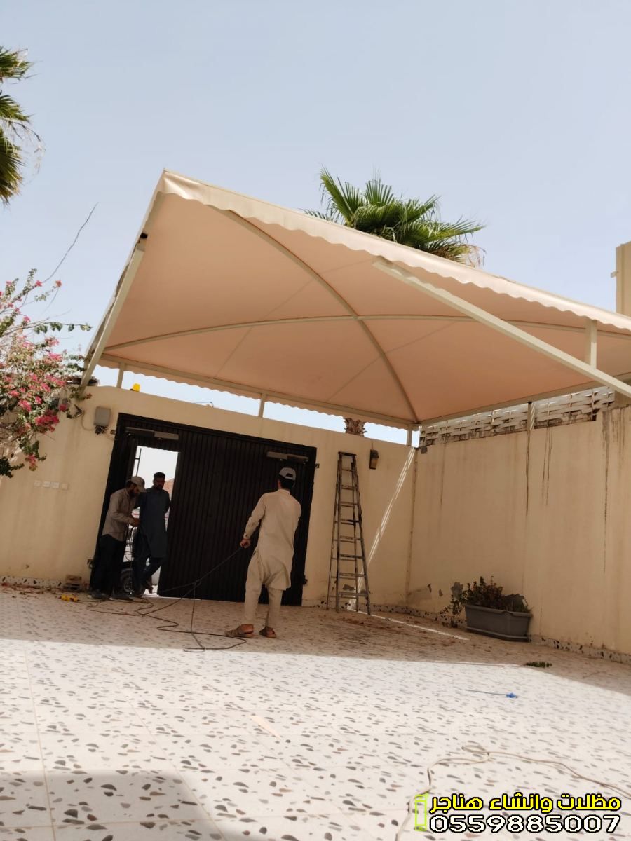 تركيب مظلات بوابه الرئيسيه بجدة